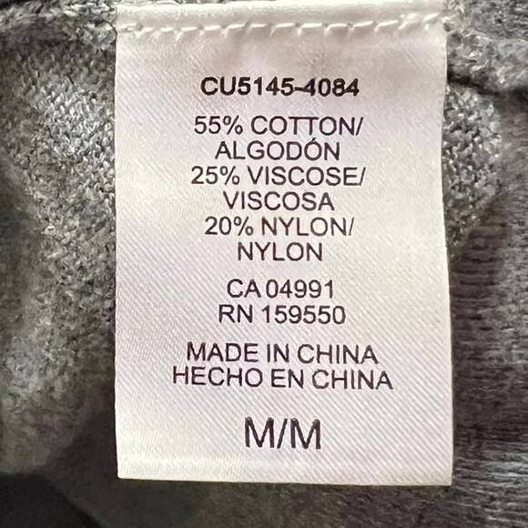 Hilary Radley Sweatshirt Hoodie Jacket Gray Long Sleeve Long Sleeve Pullover M - Picture 6 of 7